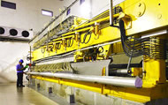 Fractionating into RBD stearin and RBD olein
