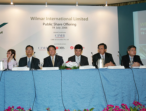 Wilmar IPO Briefing in 2006