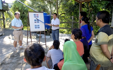 Smallholder training session